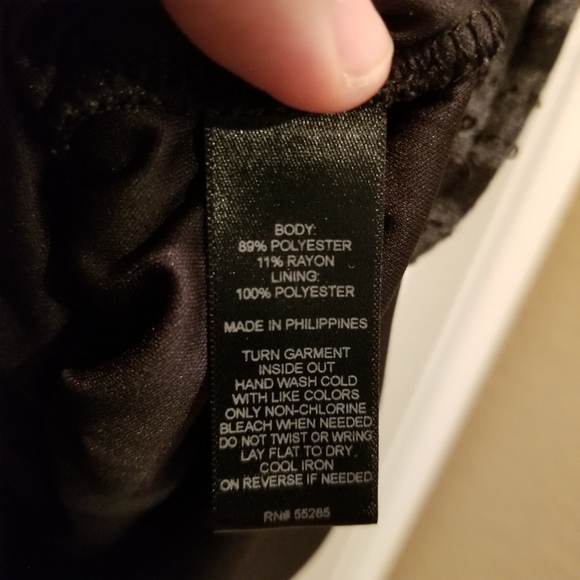 Express 3/4 sleeve black stripe sequin dress Size M - Picture 12 of 12